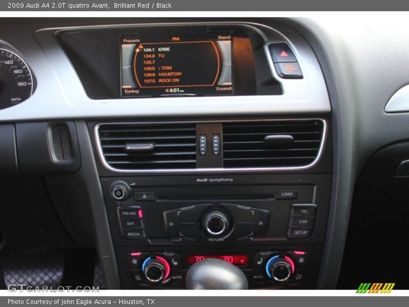 Brilliant Red / Black 2009 Audi A4 2.0T quattro Avant