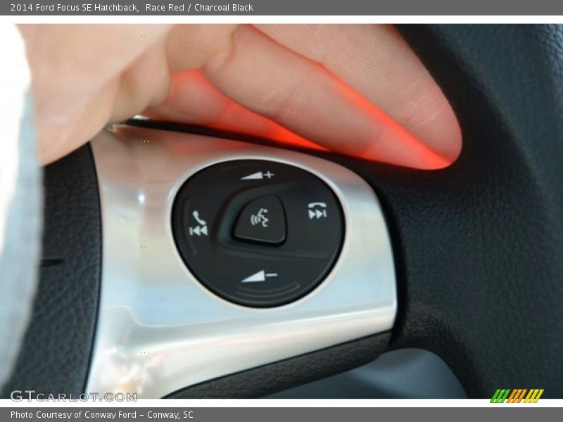 Race Red / Charcoal Black 2014 Ford Focus SE Hatchback