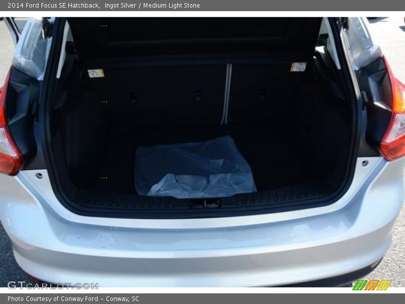 Ingot Silver / Medium Light Stone 2014 Ford Focus SE Hatchback