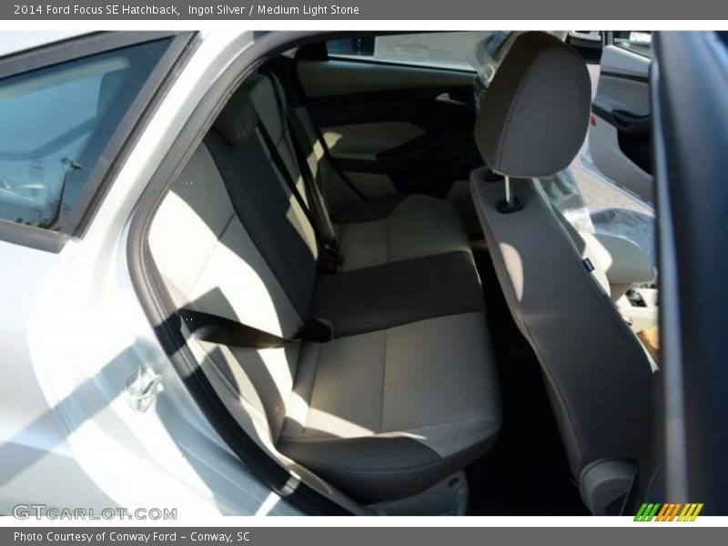 Ingot Silver / Medium Light Stone 2014 Ford Focus SE Hatchback