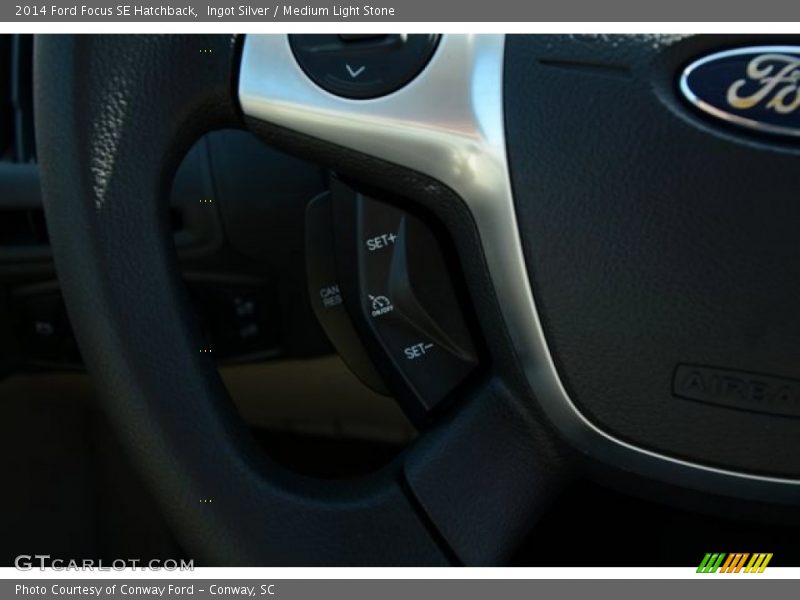 Ingot Silver / Medium Light Stone 2014 Ford Focus SE Hatchback