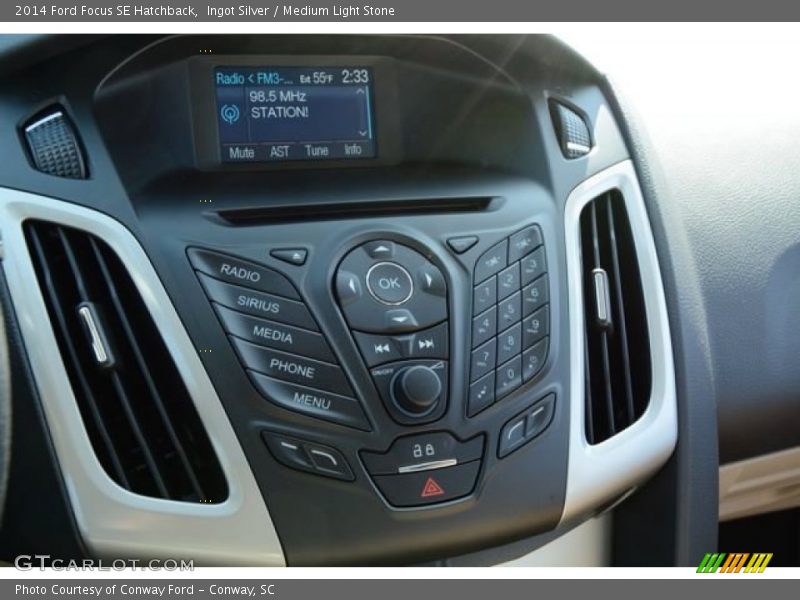 Ingot Silver / Medium Light Stone 2014 Ford Focus SE Hatchback