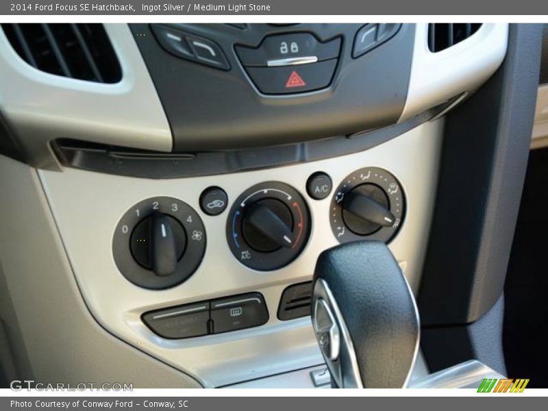 Ingot Silver / Medium Light Stone 2014 Ford Focus SE Hatchback