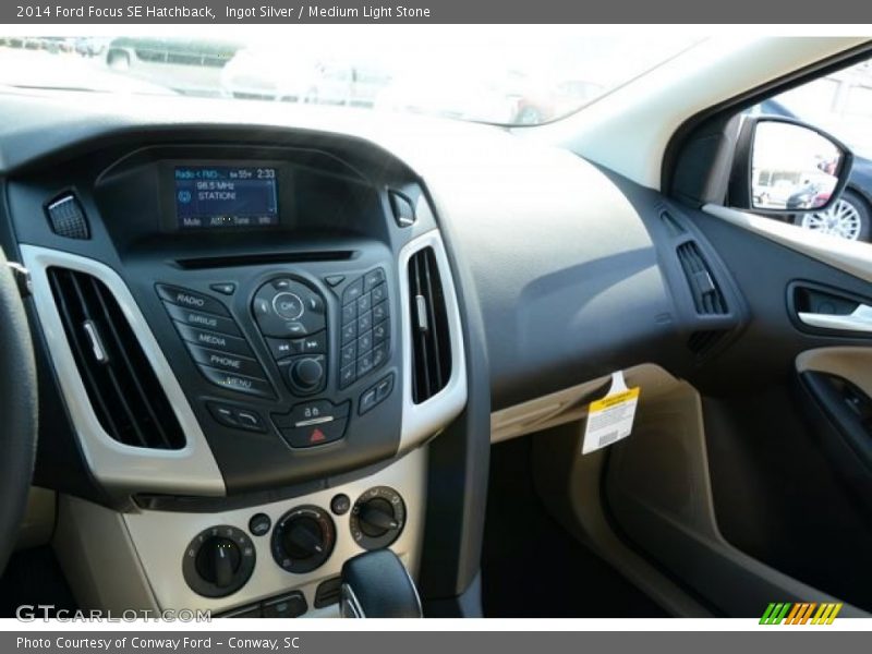 Ingot Silver / Medium Light Stone 2014 Ford Focus SE Hatchback