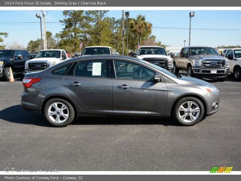 Sterling Gray / Charcoal Black 2014 Ford Focus SE Sedan