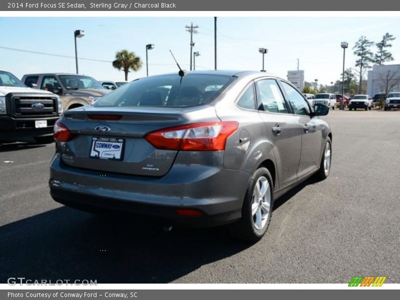 Sterling Gray / Charcoal Black 2014 Ford Focus SE Sedan