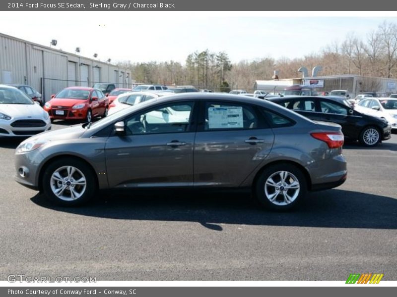 Sterling Gray / Charcoal Black 2014 Ford Focus SE Sedan
