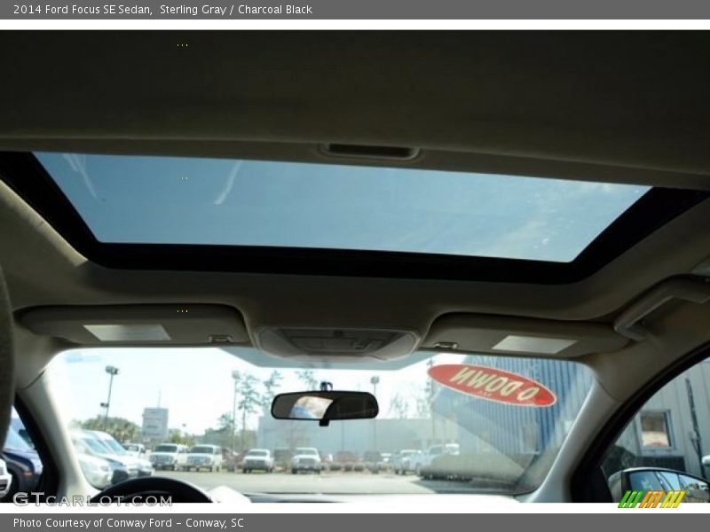 Sterling Gray / Charcoal Black 2014 Ford Focus SE Sedan