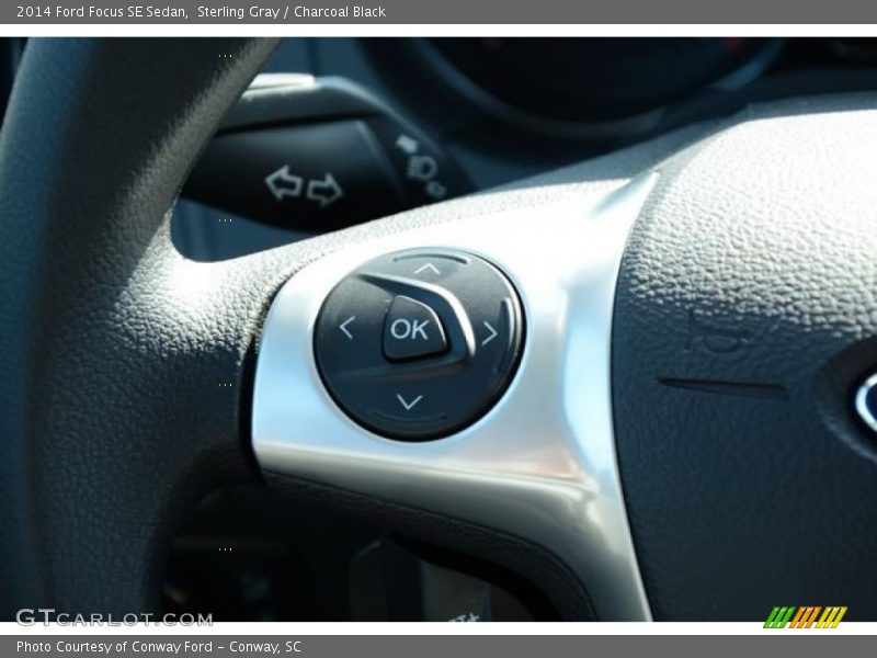 Sterling Gray / Charcoal Black 2014 Ford Focus SE Sedan