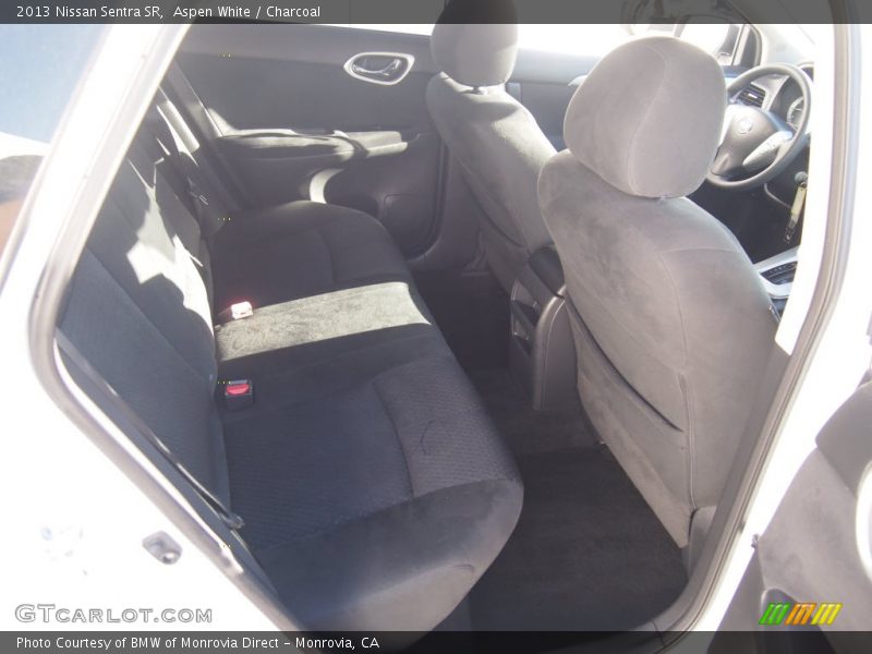 Aspen White / Charcoal 2013 Nissan Sentra SR