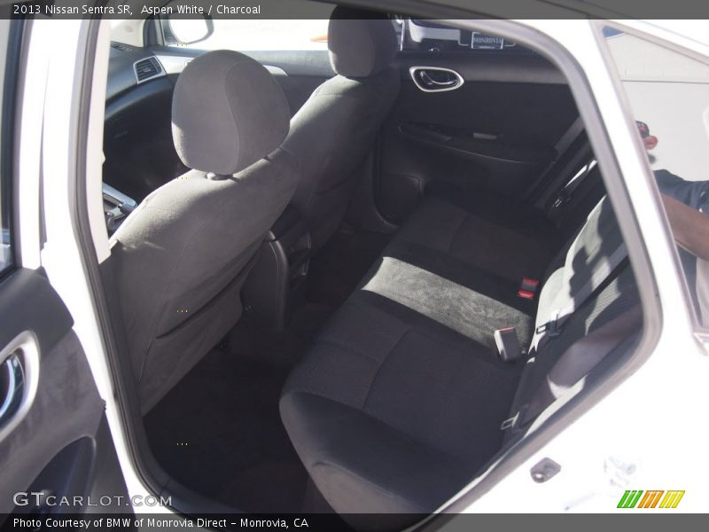 Aspen White / Charcoal 2013 Nissan Sentra SR