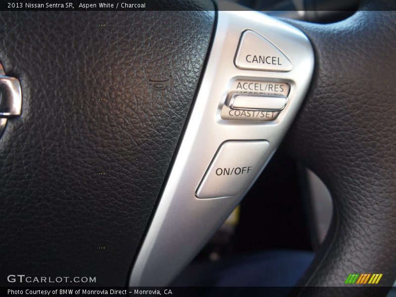 Aspen White / Charcoal 2013 Nissan Sentra SR