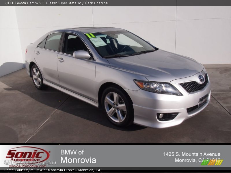 Classic Silver Metallic / Dark Charcoal 2011 Toyota Camry SE