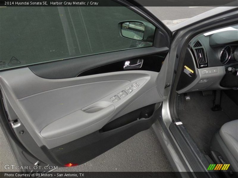 Harbor Gray Metallic / Gray 2014 Hyundai Sonata SE