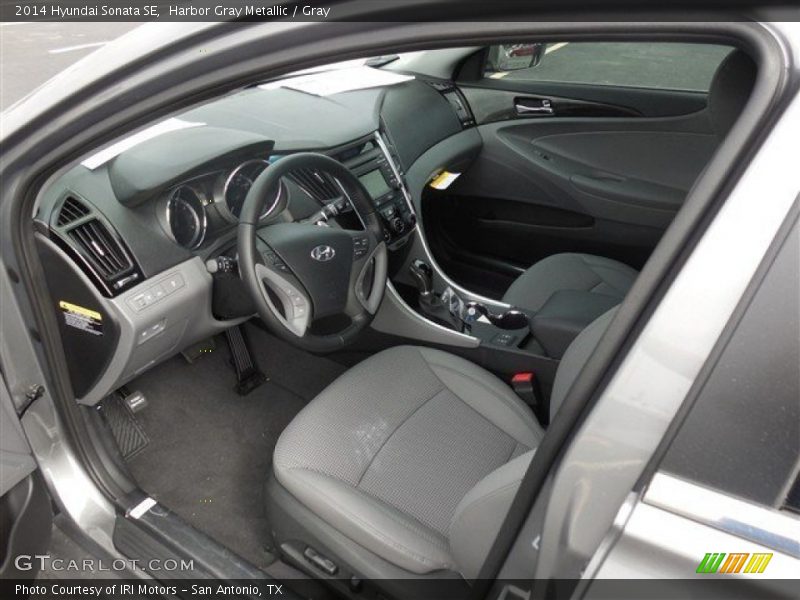 Harbor Gray Metallic / Gray 2014 Hyundai Sonata SE