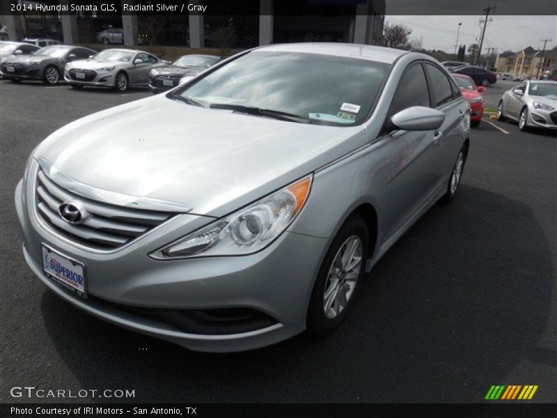 Radiant Silver / Gray 2014 Hyundai Sonata GLS
