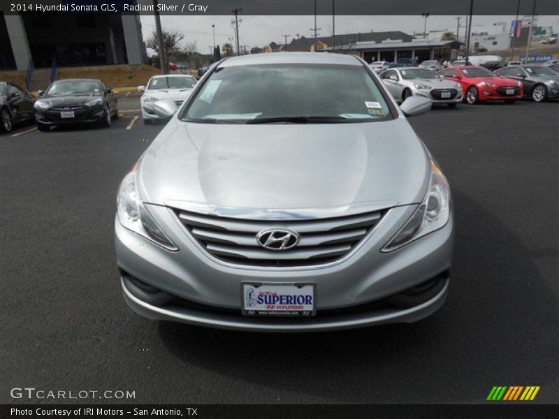 Radiant Silver / Gray 2014 Hyundai Sonata GLS