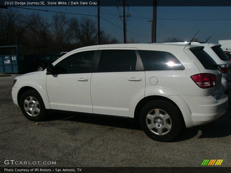 Stone White / Dark Slate Gray 2010 Dodge Journey SE