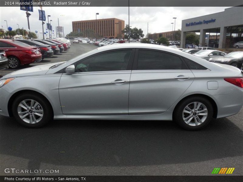 Radiant Silver / Gray 2014 Hyundai Sonata GLS