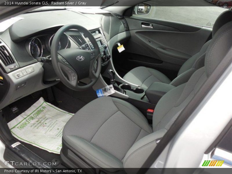Radiant Silver / Gray 2014 Hyundai Sonata GLS