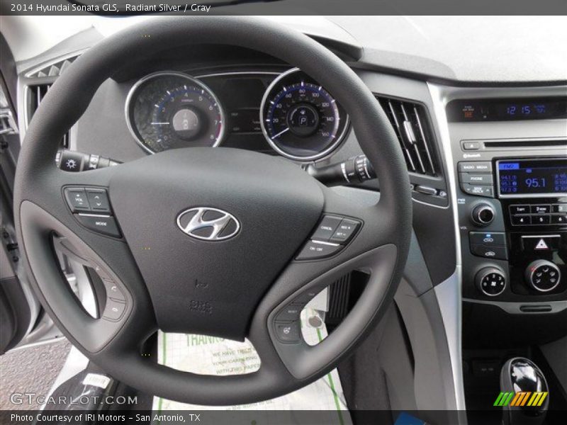 Radiant Silver / Gray 2014 Hyundai Sonata GLS
