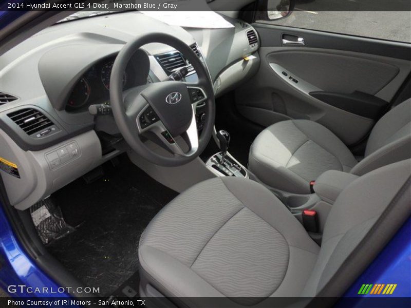 Gray Interior - 2014 Accent GLS 4 Door 