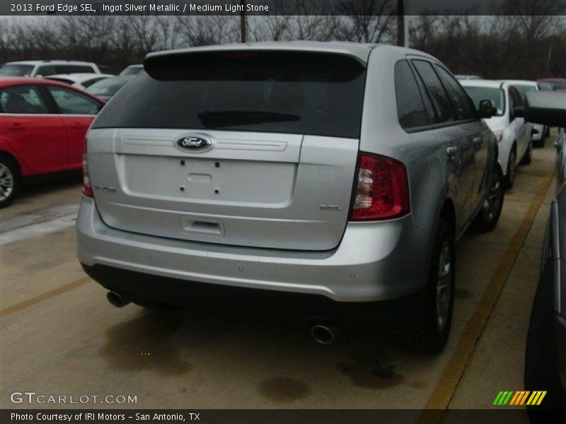 Ingot Silver Metallic / Medium Light Stone 2013 Ford Edge SEL