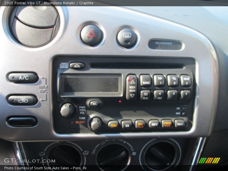 Audio System of 2005 Vibe GT