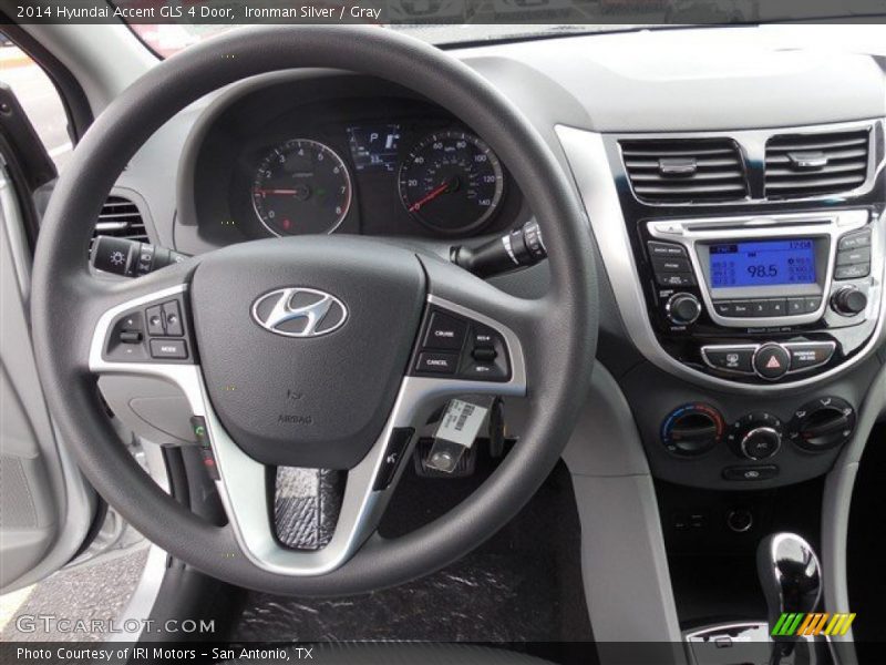 Ironman Silver / Gray 2014 Hyundai Accent GLS 4 Door