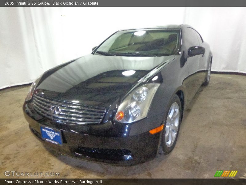 Black Obsidian / Graphite 2005 Infiniti G 35 Coupe