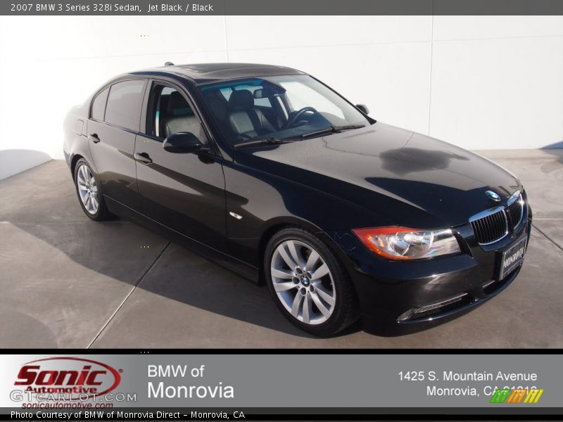 Jet Black / Black 2007 BMW 3 Series 328i Sedan