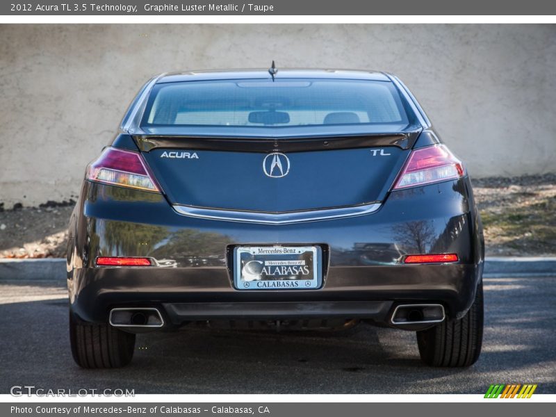 Graphite Luster Metallic / Taupe 2012 Acura TL 3.5 Technology
