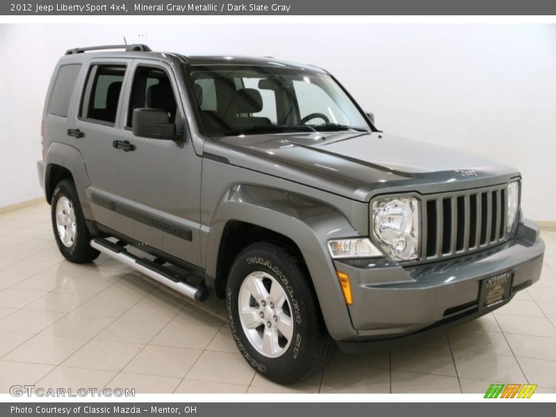 Mineral Gray Metallic / Dark Slate Gray 2012 Jeep Liberty Sport 4x4