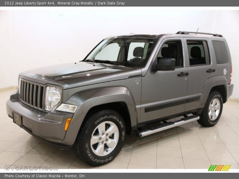 Mineral Gray Metallic / Dark Slate Gray 2012 Jeep Liberty Sport 4x4