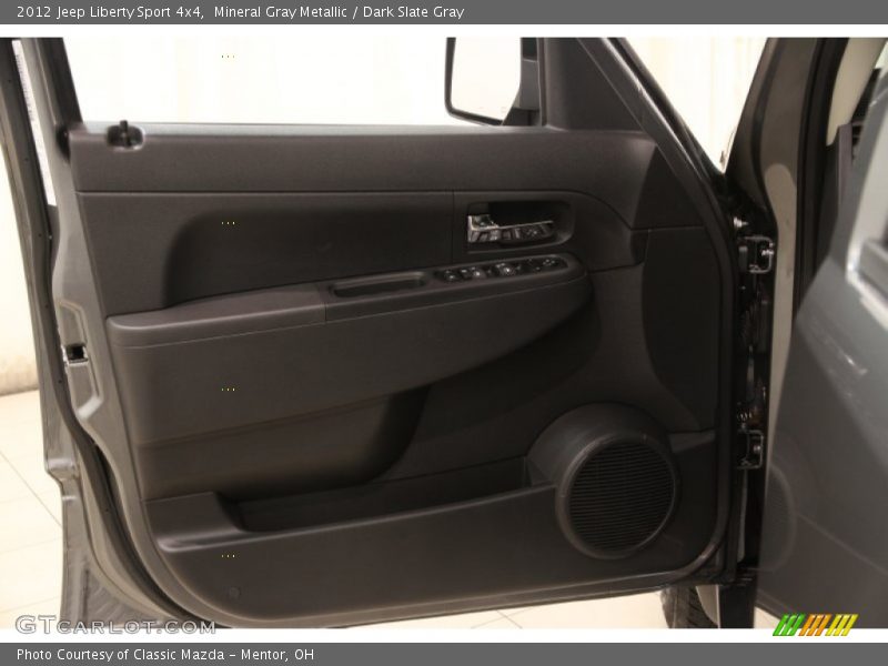 Mineral Gray Metallic / Dark Slate Gray 2012 Jeep Liberty Sport 4x4