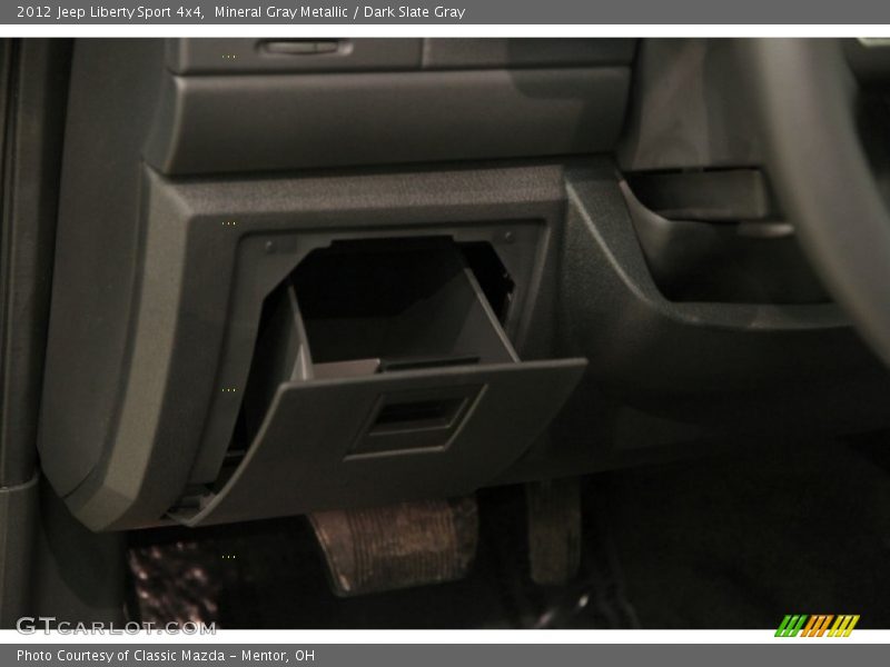 Mineral Gray Metallic / Dark Slate Gray 2012 Jeep Liberty Sport 4x4