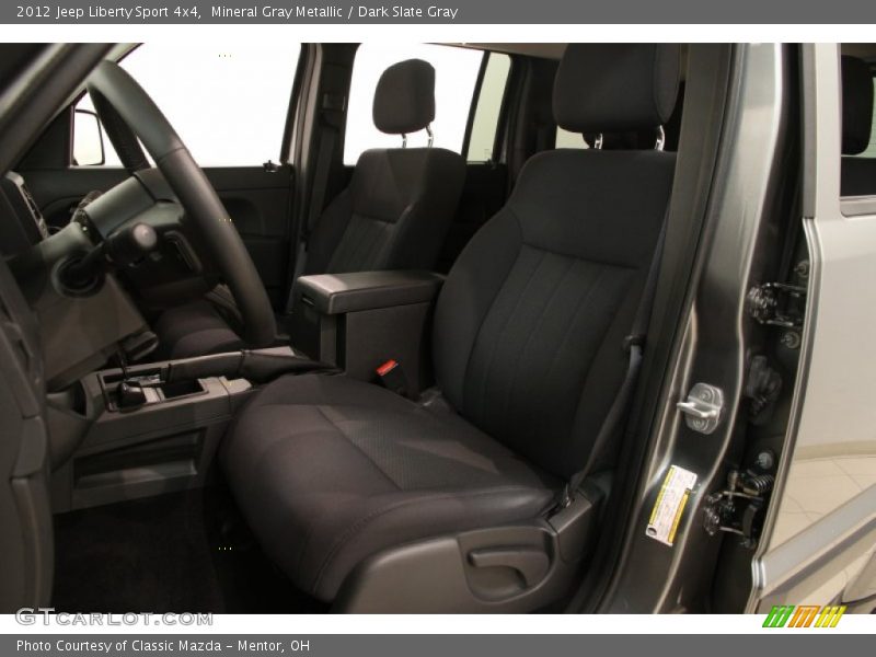Mineral Gray Metallic / Dark Slate Gray 2012 Jeep Liberty Sport 4x4