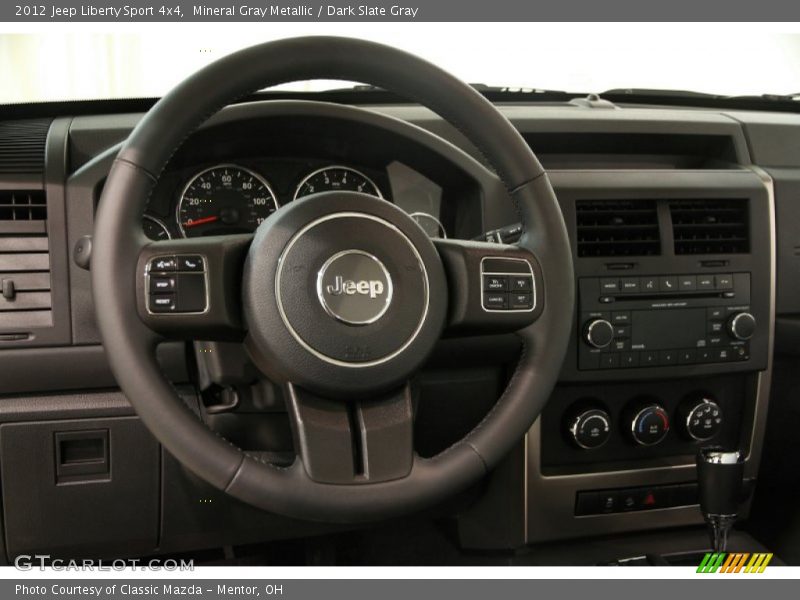 Mineral Gray Metallic / Dark Slate Gray 2012 Jeep Liberty Sport 4x4