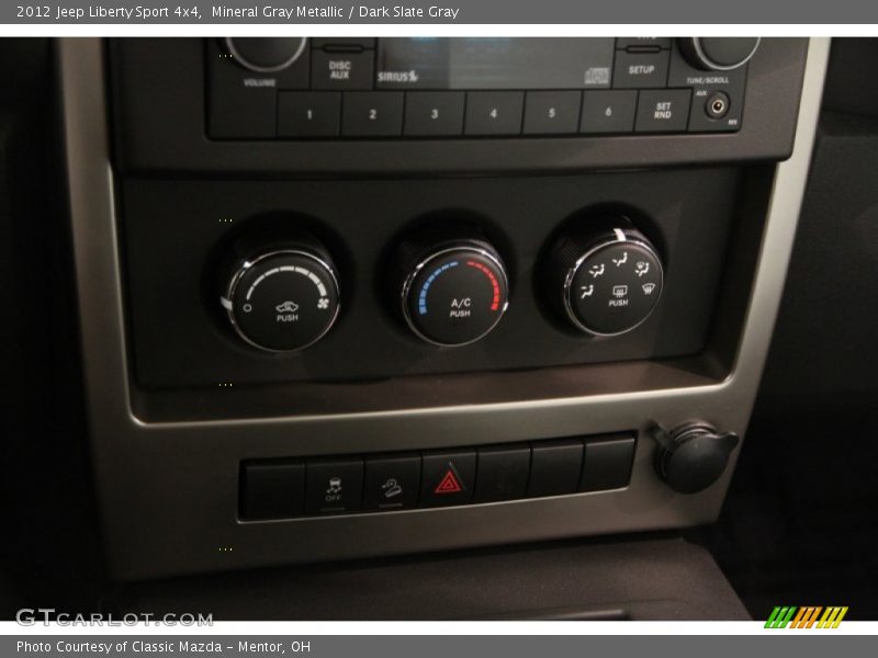 Mineral Gray Metallic / Dark Slate Gray 2012 Jeep Liberty Sport 4x4