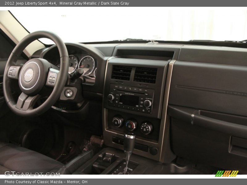 Mineral Gray Metallic / Dark Slate Gray 2012 Jeep Liberty Sport 4x4