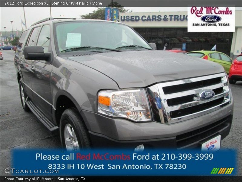 Sterling Gray Metallic / Stone 2012 Ford Expedition XL