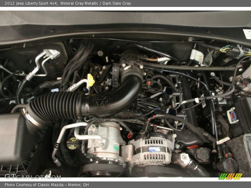 Mineral Gray Metallic / Dark Slate Gray 2012 Jeep Liberty Sport 4x4