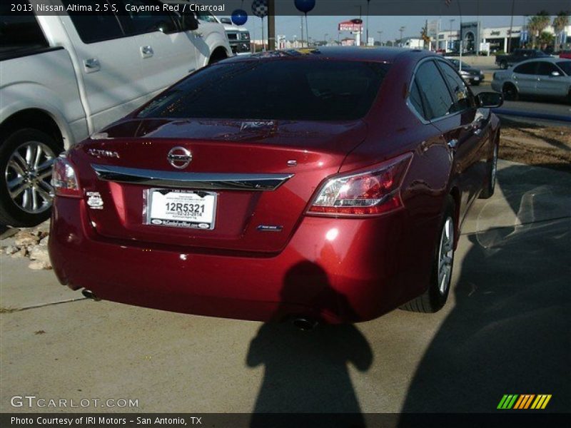 Cayenne Red / Charcoal 2013 Nissan Altima 2.5 S