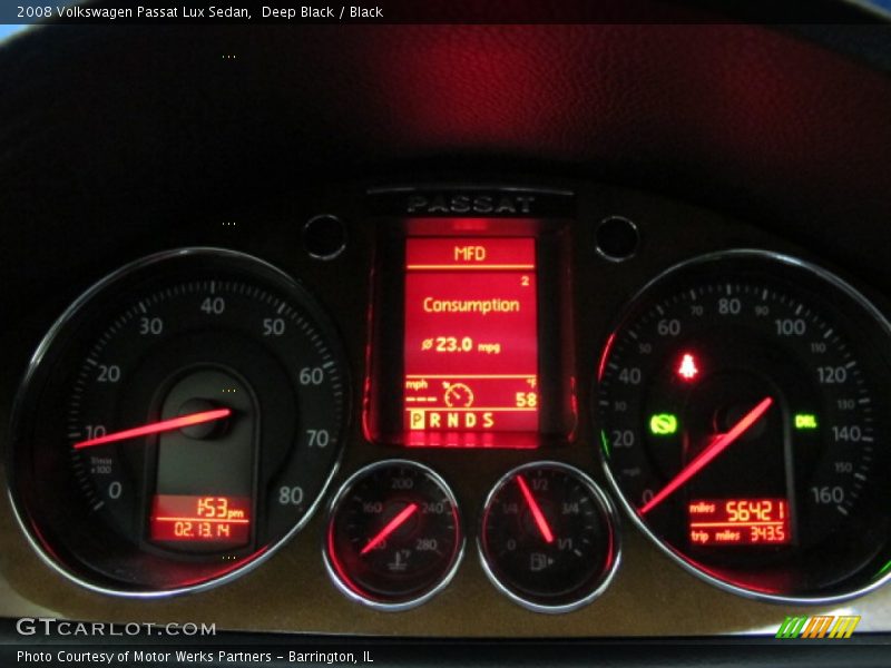 Deep Black / Black 2008 Volkswagen Passat Lux Sedan