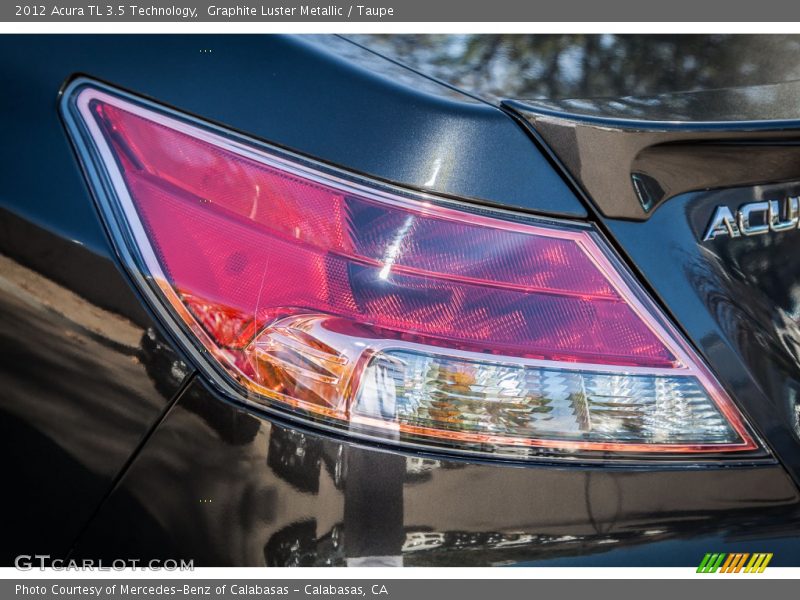 Graphite Luster Metallic / Taupe 2012 Acura TL 3.5 Technology