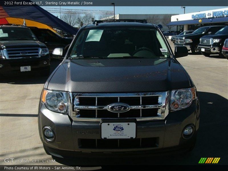 Sterling Gray Metallic / Stone 2012 Ford Escape XLT