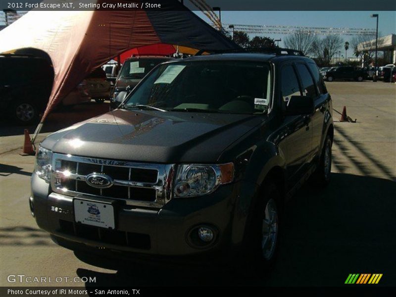Sterling Gray Metallic / Stone 2012 Ford Escape XLT
