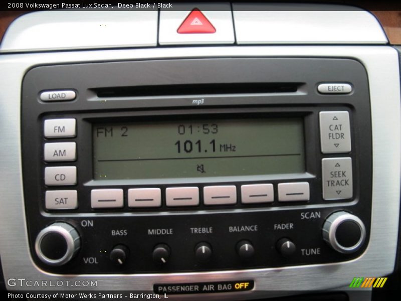 Deep Black / Black 2008 Volkswagen Passat Lux Sedan