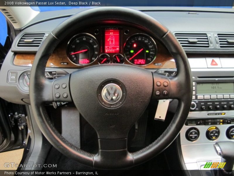 Deep Black / Black 2008 Volkswagen Passat Lux Sedan