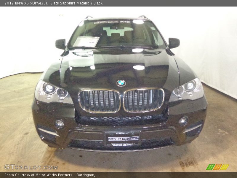 Black Sapphire Metallic / Black 2012 BMW X5 xDrive35i